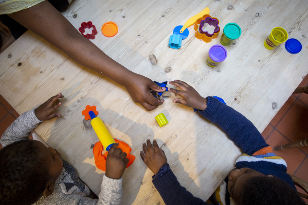 Children playing